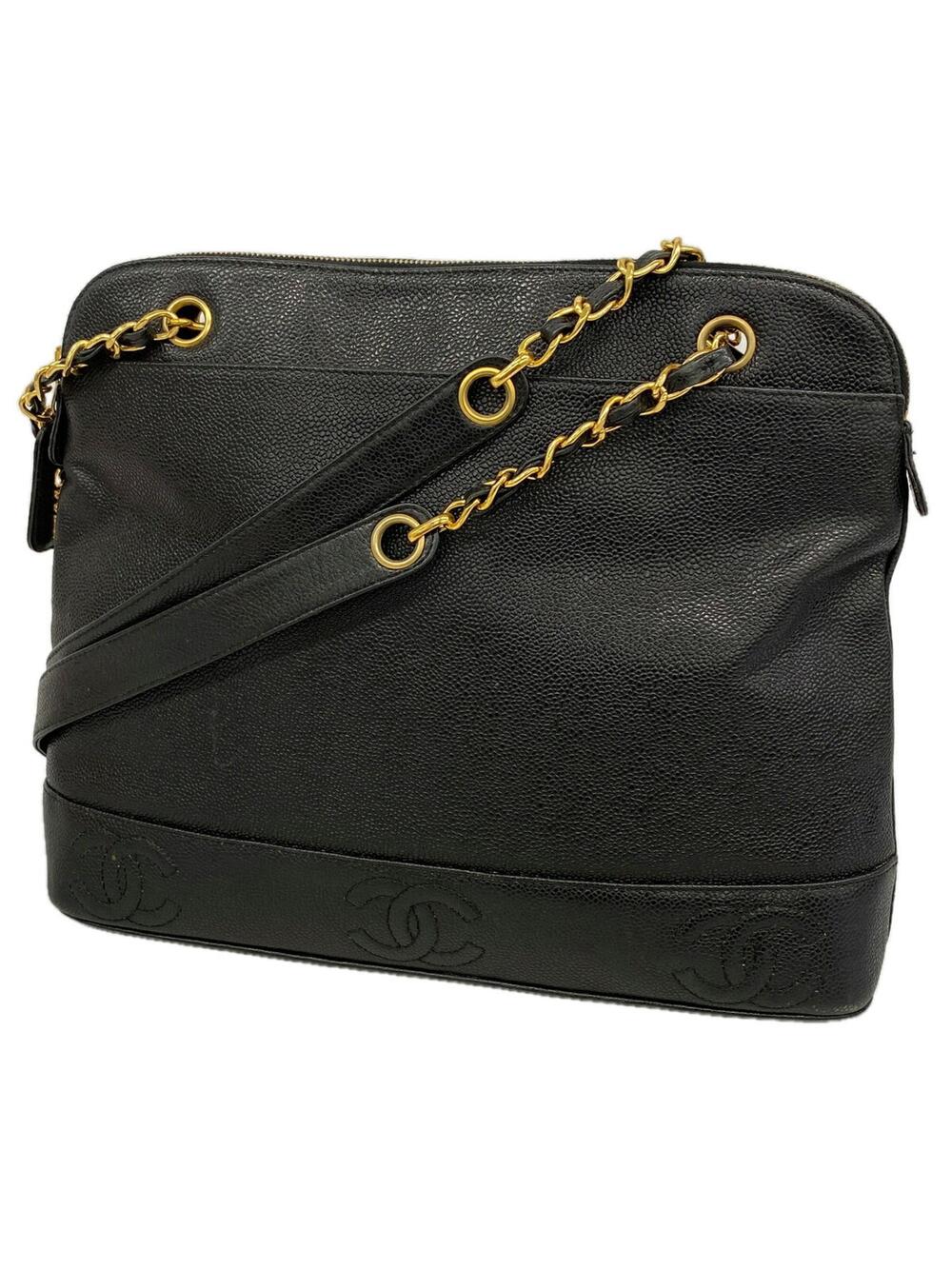 Chanel Vintage Stitched Cc Shoulder Bag #350681C21B